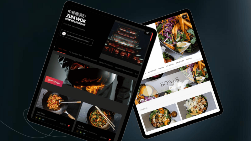 *Tablet-Bestellsysteme