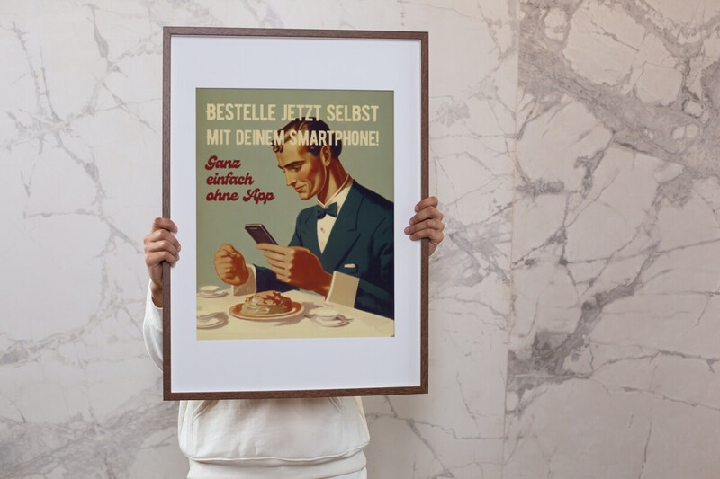 QR-Code Bestelllung - Poster