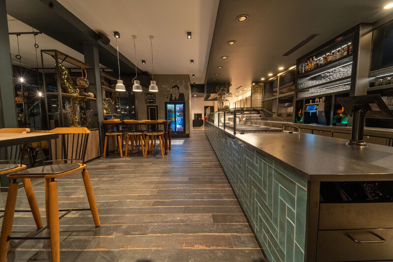 Innenansicht des Soul Kitchen Restaurants in Sittensen